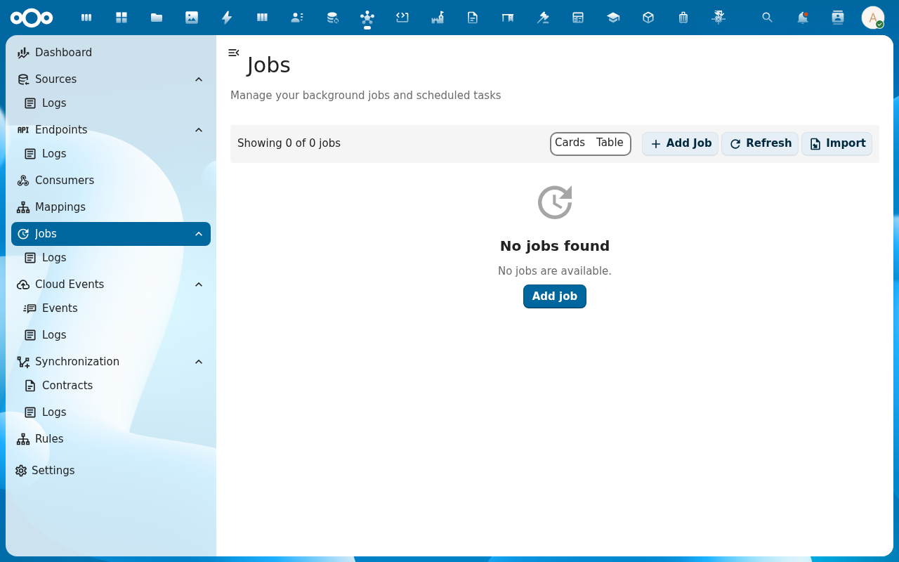 Job test run